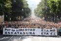 Manifestación contra ETA