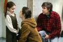 Walter Salles con las protagonistas