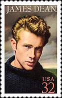 Sello del Servicio Postal de los EEUU en honor de James Dean, 1996 (fuente: wikipedia) 