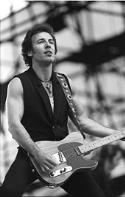 Bruce Springsteen en Berlín en 1988 (foto de Thomas Uhlemann; fuente, wikipedia)