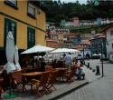 Cudillero - Terraza en el muelle (foto propiedad de Eco-Viajes)