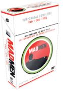 Carátula del pack de DVDs de la serie <i>Mad Men</i>, de Matthew Weiner